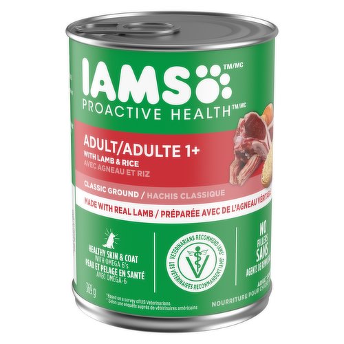 Iams - Wet Dog Food, Lamb and Rice