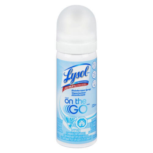 Lysol - On The Go Disinfectant Spray, Crisp Linen