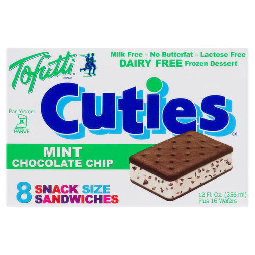 Tofutti - Cuties Frozen Dessert Mint Chocolate Chip