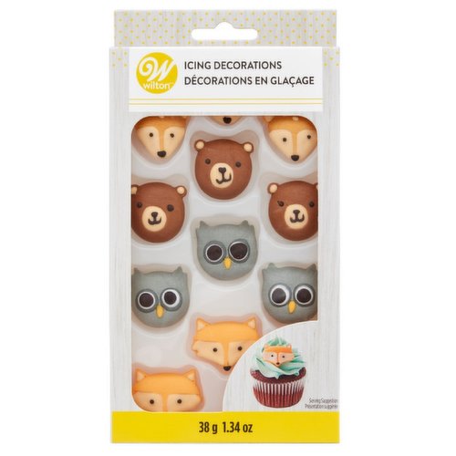 Wilton - Royal Icing Decorations, Woodland Animals