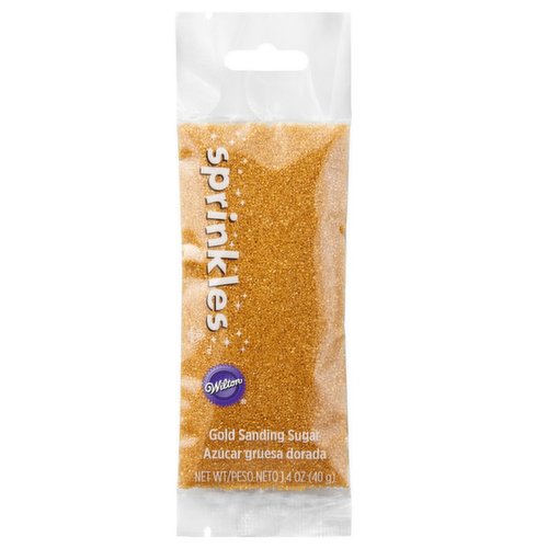 Wilton - Spinkles Pouch, Gold Sanding Sugar