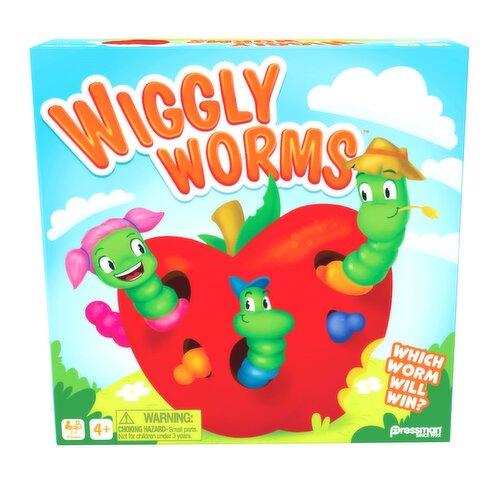 Pressman - Wiggly Worms Game