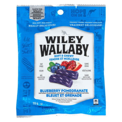 Wiley Wallaby - Licorice Blueberry Pomegranate