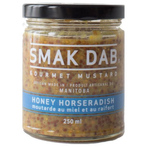 Smak Dab - Gourmet Mustard - Honey Horseradish