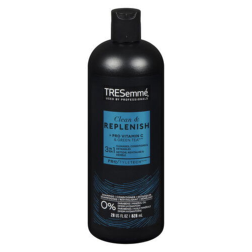 TRESemme - Clean & Replenish 3in1 Shampoo, Conditioner & Detangler