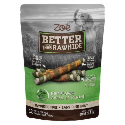 Zoe - Better Than Rawhide Twist Mint