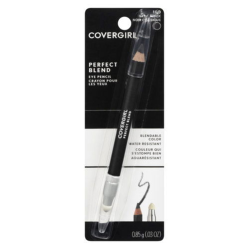 Cover Girl - Perfect Blend Eye Pencil - Basic Black