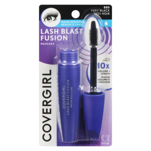 Cover Girl - LashBlast Fusion Volume+Length Mascara- Very Black