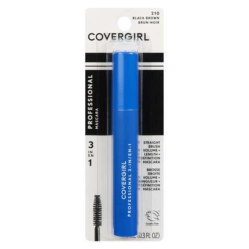 Cover Girl - Professional 3-in-1 Mascara - Black Brown