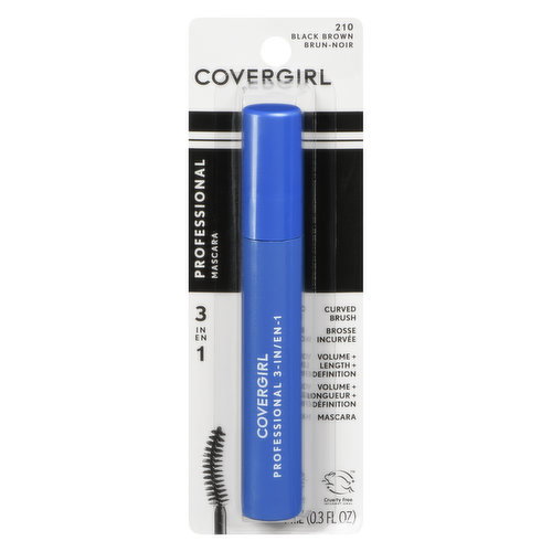 Cover Girl - Professional 3-in-1 Mascara - Black Brown