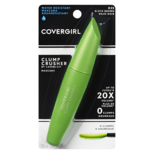 Cover Girl - Clump Crusher Waterproof Mascara - Black Brown