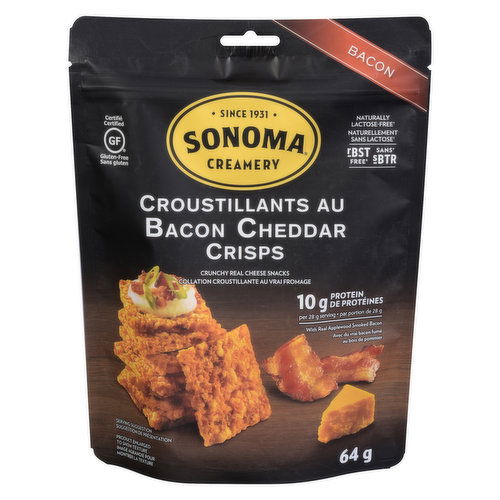 Sonoma Creamery - Cheese Crisps Bacon Cheddar