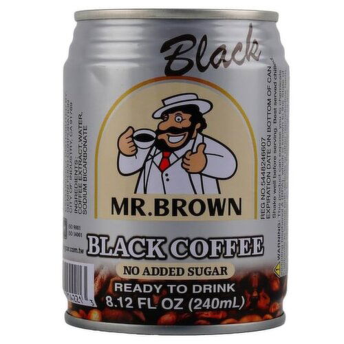 MR BROWN - Black Coffee no sugar