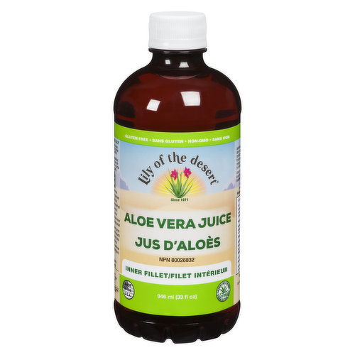 Lily Of The Desert - Aloe Vera Juice - Inner Fillet