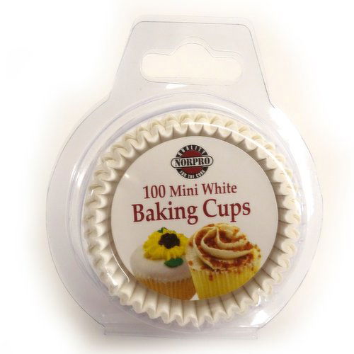 Norpro - Mini Bake Cup Liners - White