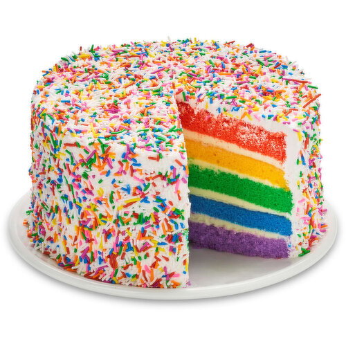 Bake Shop - 5 Layer Frozen Rainbow Cake 8in