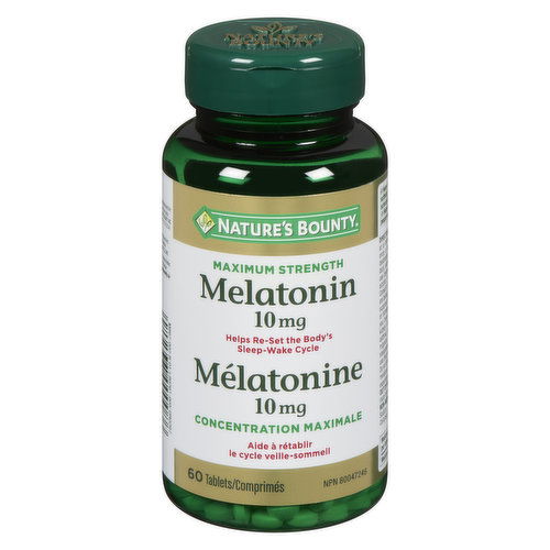 Nature's Bounty - Maximum Strength Melatonin 10mg