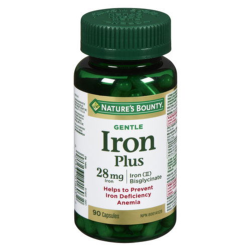 Nature's Bounty - Gentle Iron Bisglycinate 28mg