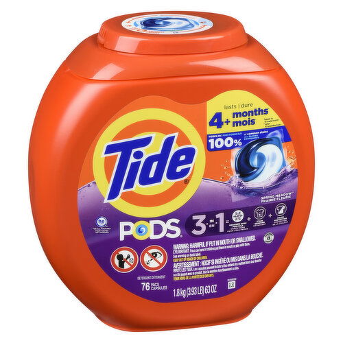 Tide - Tide Liq Pods Spring Meadow 76 Count