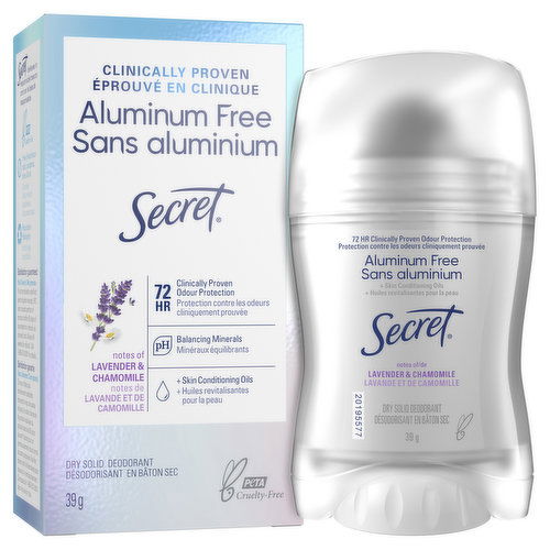 Secret - Clinically Proven Aluminum Free L&C Deodorant