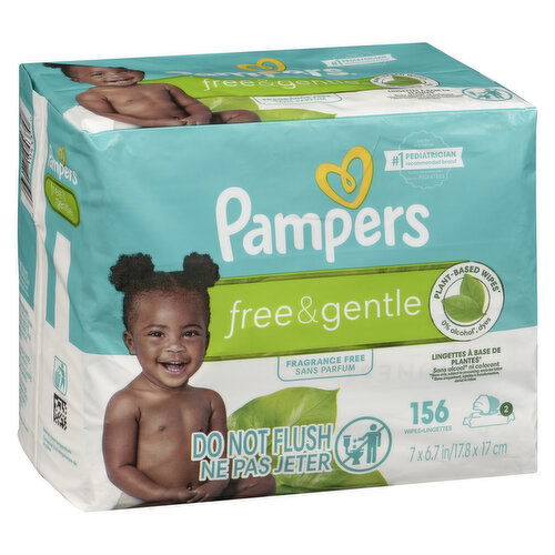 Pampers - Baby Wipes Free & Gentle