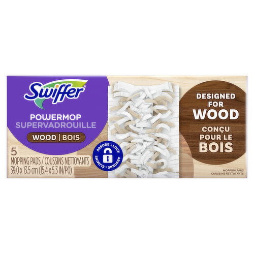 Swiffer - Swiffer PowerMop Wood Mopping Pads