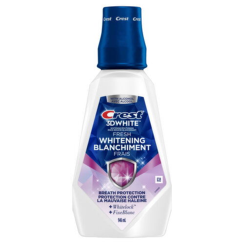 Crest - 3D White Fresh Whitening Mouthwash