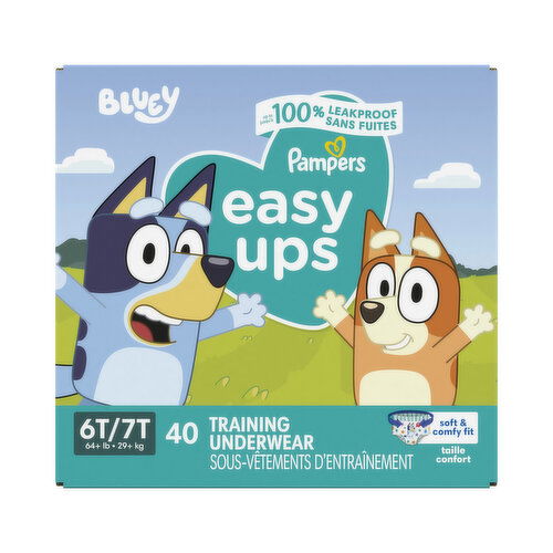 Pampers - Bluey Easy Ups Training Underwear - Size 6T - 7T