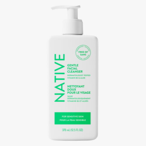NATIVE - Gentle Facial Cleanser Vitamin B3 & Aloe