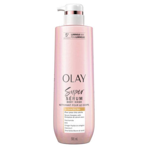 OLAY - Super Serum Body Wash - Extra Dry Skin