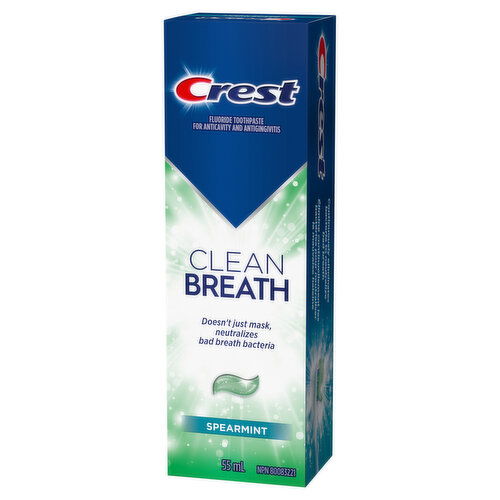Crest - Clean Breath Toothpaste - Spearmin