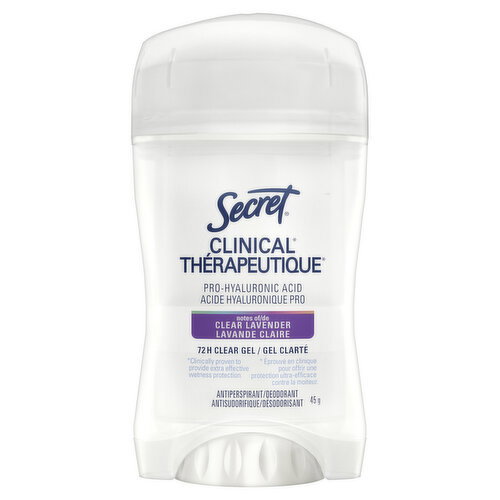 Secret - Clinical Clear Gel Antiperspirant - Clean Lavender