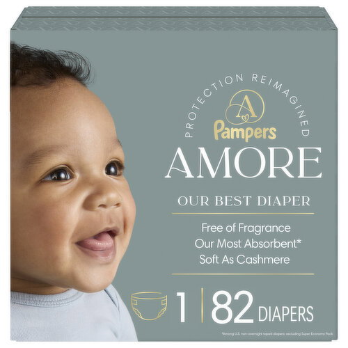 Pampers - AMORE Super Diapers - Size 1
