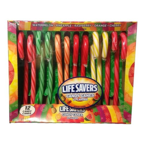 Spangler - Lifesavers Candy Canes, 12 Pack