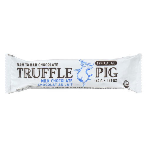 Truffle Pig - 47% Milk Choc Bar