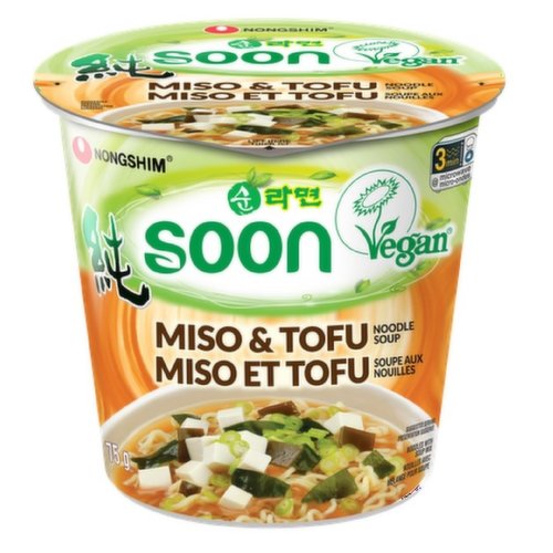 NONG SHIM - Soon Noodle Soup Miso & Tofu Cup