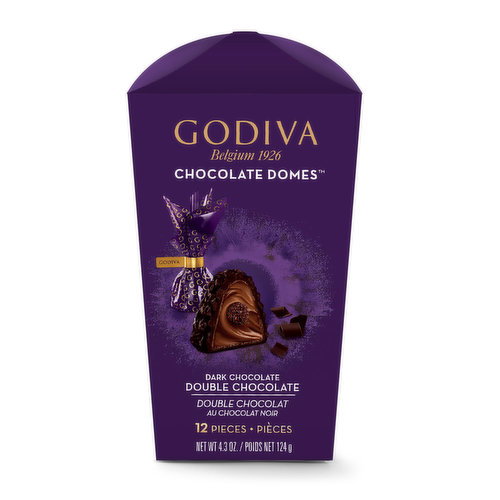 Godiva - Double Dark Chocolate Domes