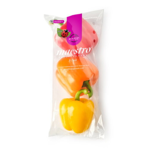 Bell Peppers - Tri-Coloured, 3 Pack