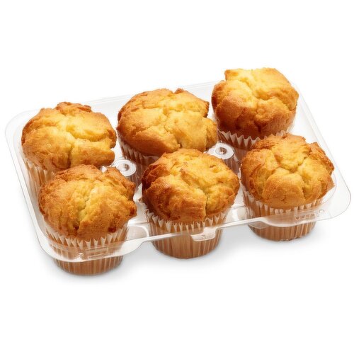 Bake Shop - Gourmet Peach Cobbler Muffins, 6 Pack