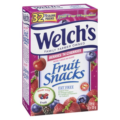 Welch's - Fruit Snacks - Berries N Cherries