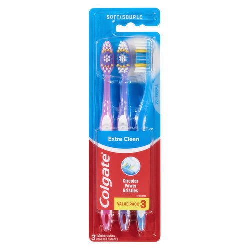 Colgate - Extra Clean Toothbrushes - Soft