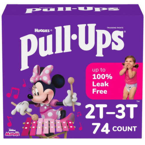 Huggies - Pull Ups -Learn Design Girls 2T-3T Giga