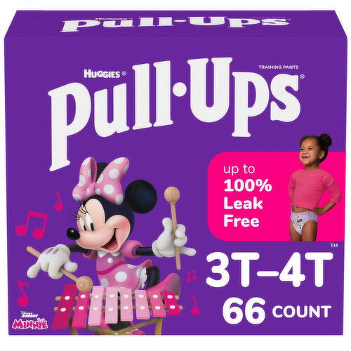 Huggies - Pull-Ups Learn Design Girls 3T-4T Giga