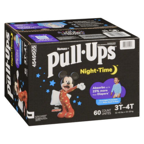 HUGGIES Pull-Ups - Night 3T-4T Boy Giga