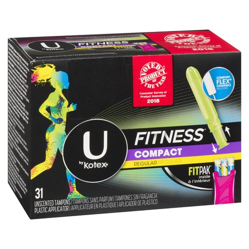 U by Kotex - Fitness Compact Tampons - Regular