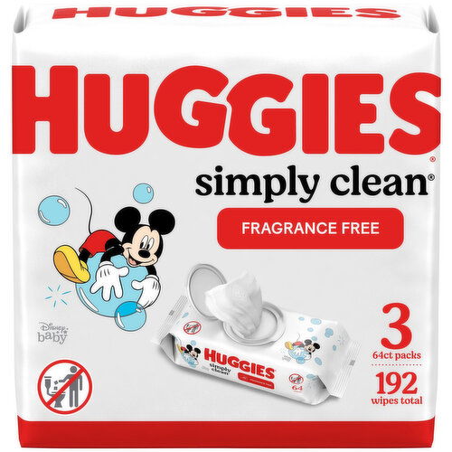 HUGGIES - Simply Clean Wipes - Fragrance Free