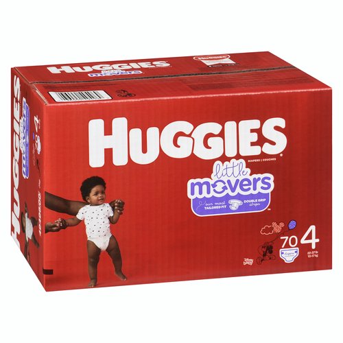 Huggies - Little Movers Diapers - Size 4
