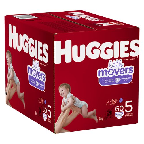 Huggies - Little Movers Diapers - Size 5