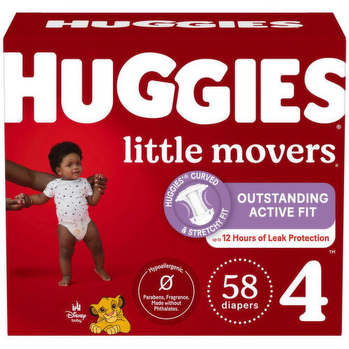 HUGGIES - Little Movers Diapers Step 4