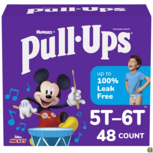 Huggies - Pull-Ups Boys Potty Training Pants, Giga Pack, Size 5T-6T